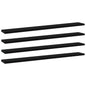 Shelf boards 4 pcs plywood white 60x40x1.5 cm