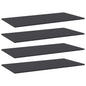 Shelf boards 4 pcs plywood white 60x40x1.5 cm