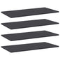 Shelf boards 4 pcs plywood white 60x40x1.5 cm