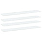 Shelf boards 4 pcs plywood white 60x40x1.5 cm