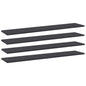 Shelf boards 4 pcs plywood white 60x40x1.5 cm