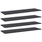 Shelf boards 4 pcs plywood white 60x40x1.5 cm