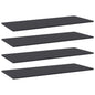 Shelf boards 4 pcs plywood white 60x40x1.5 cm