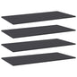 Shelf boards 4 pcs plywood white 60x40x1.5 cm