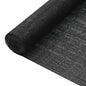 Red de privacidad HDPE negro 1,2x10 m 150 g/m²