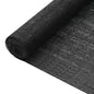 Red de privacidad HDPE negro 1,2x10 m 150 g/m²