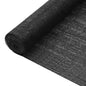 Red de privacidad HDPE negro 1,2x10 m 150 g/m²