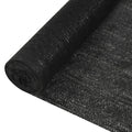 Black HDPE privacy screen 1.2x10 m 150 g/m²