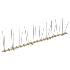 Set de 2 hileras de pinchos contra pájaros y palomas 20 uds 10m