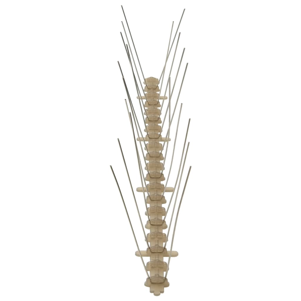 Set de 2 hileras de pinchos contra pájaros y palomas 20 uds 10m