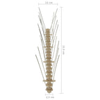Set de 2 hileras de pinchos contra pájaros y palomas 20 uds 10m