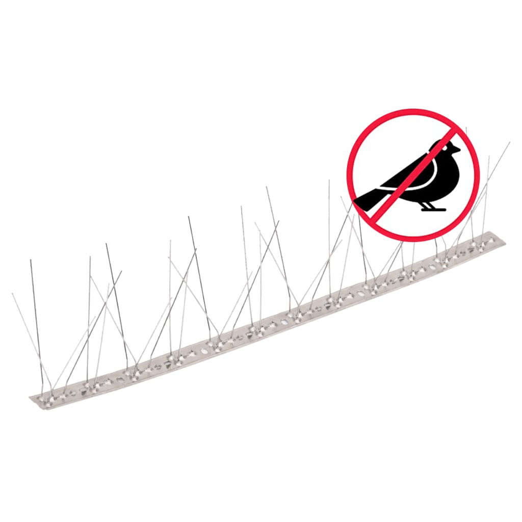 Set de 10 hileras pinchos contra pájaros y palomas 10 filas 5 m