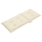 Silla mecedora con cojín bambú