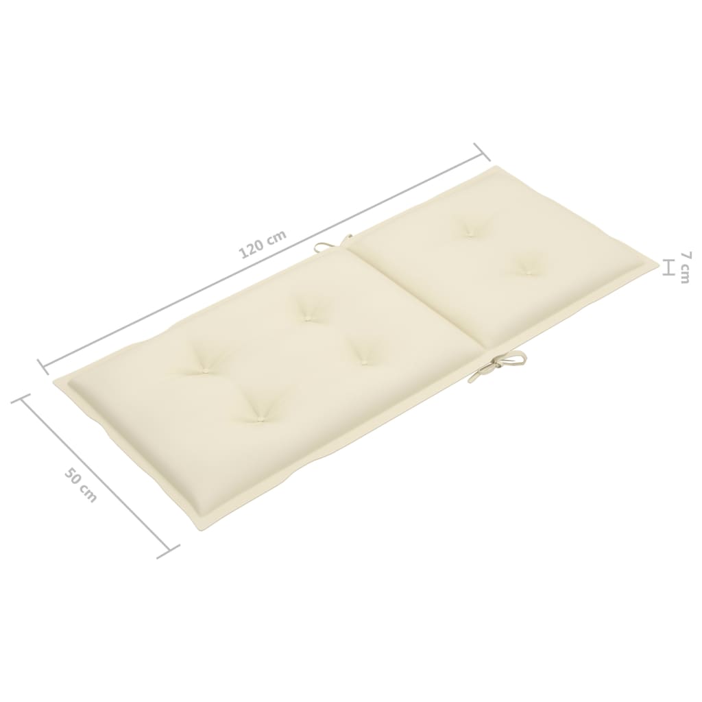 Silla mecedora con cojín bambú