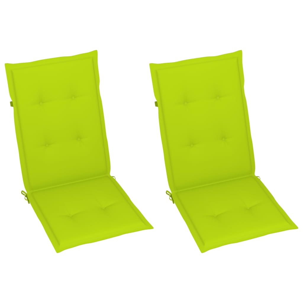Silla mecedora con cojín madera maciza de acacia gris