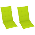Silla mecedora con cojín madera maciza de acacia gris