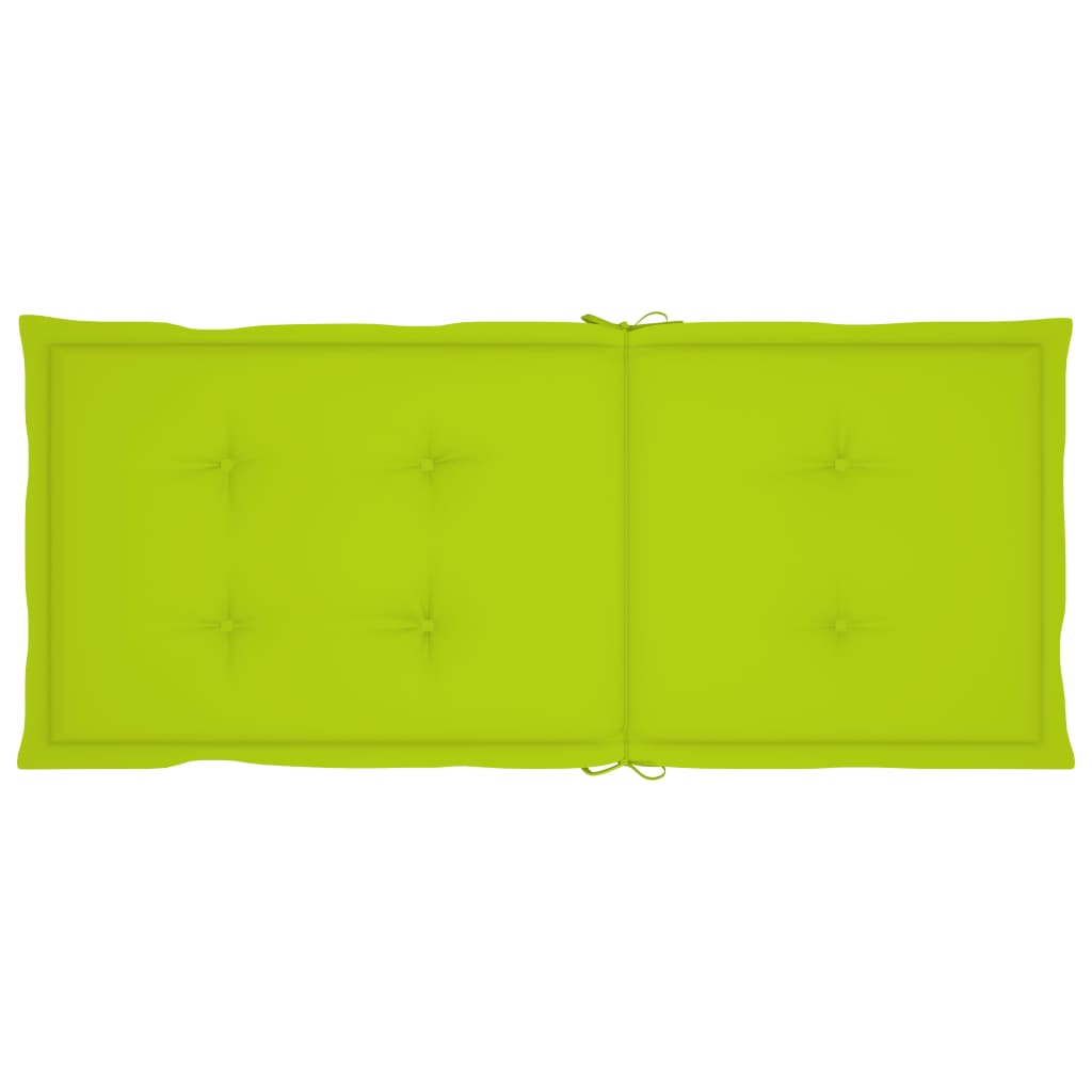 Silla mecedora con cojín madera maciza de acacia gris