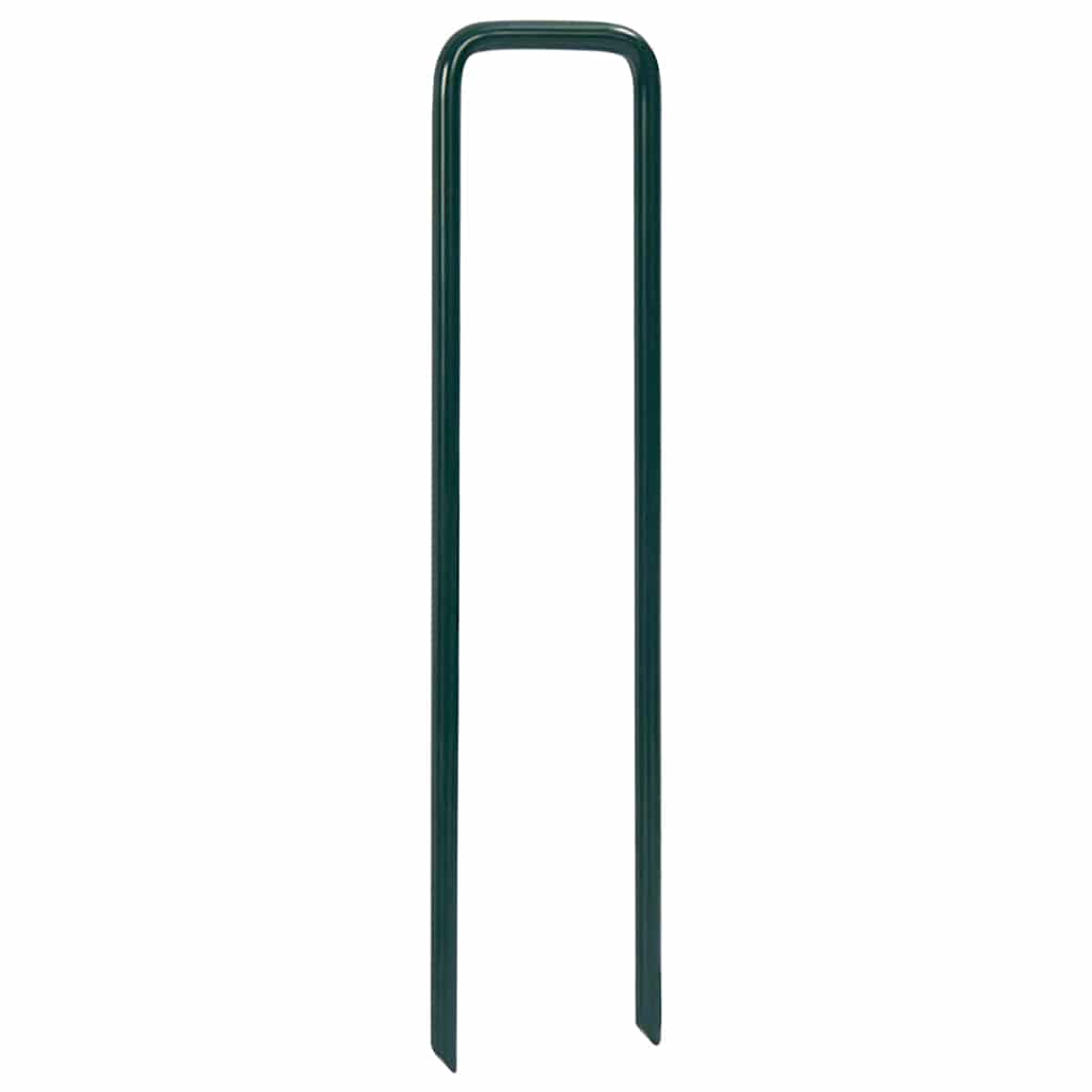 Clavos para césped artificial 100 piezas de hierro forma de U