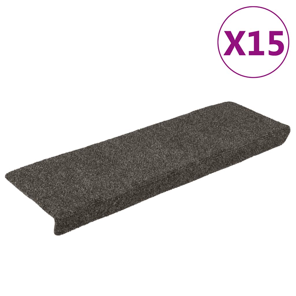 Alfombrillas para escaleras 10 unidades 56x17x3 cm Azul Semicircular
