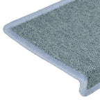 Alfombrillas para escaleras 15 unidades 65x21x4 cm Azul Mar Borde Rectangular