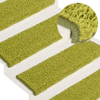 Alfombrillas para escaleras 15 unidades 65x21x4 cm Azul Mar Borde Rectangular