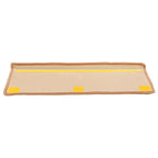 Alfombrilla autoadhesiva de escalera 15 uds beige 65x21x4 cm