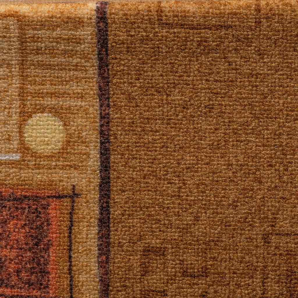 Alfombrilla autoadhesiva de escalera 15 uds beige 65x21x4 cm