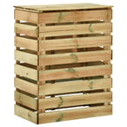 Compostador de láminas madera de pino impregnada 80x50x100 cm
