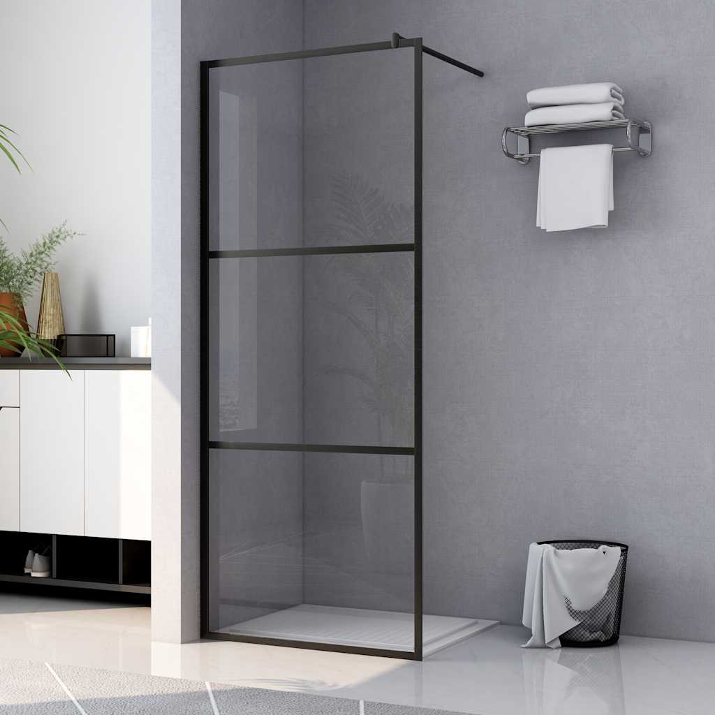 Mampara de ducha accesible vidrio ESG claro 100x195 cm