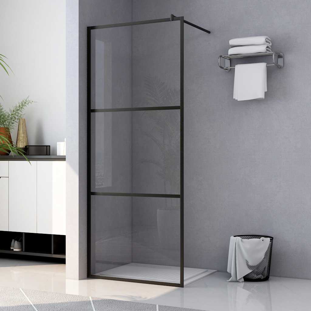 Mampara de ducha accesible vidrio ESG claro 100x195 cm