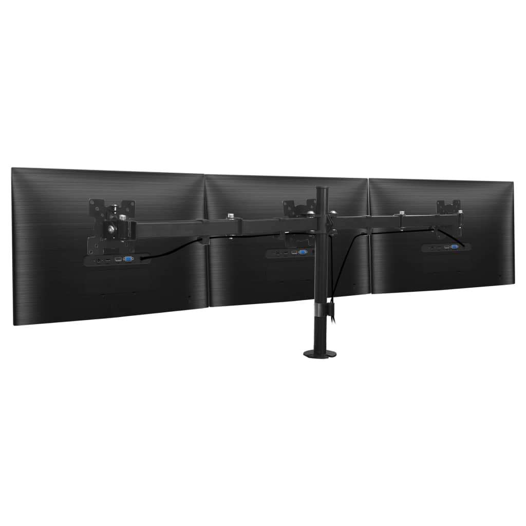 Soporte triple de monitor para escritorio 13"-23"