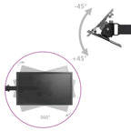 Soporte triple de monitor para escritorio 13"-23"