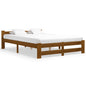 Estructura cama con somier sin colchón metal blanco 100x200 cm