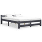 Estructura cama con somier sin colchón metal blanco 100x200 cm