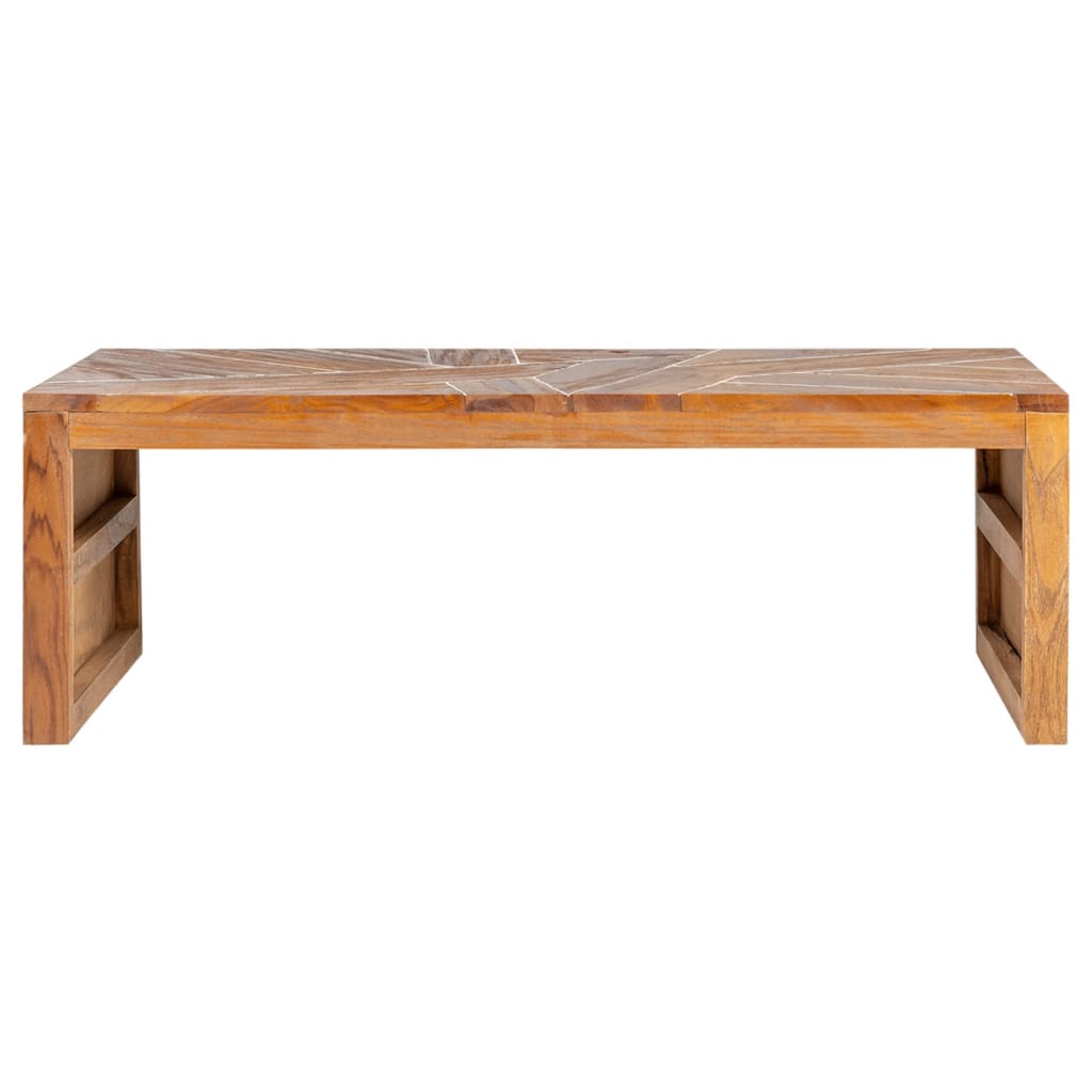 Mueble para TV madera macizo teca 110x60x38 cm