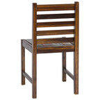 Sillas de comedor 2 unidades madera maciza reciclada