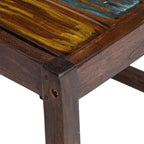 Sillas de comedor 2 unidades madera maciza reciclada