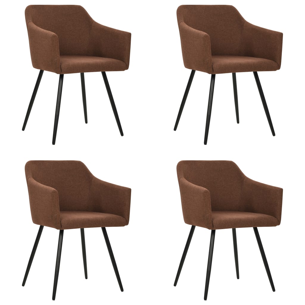 323094 Dining Chairs 2 pcs Dark Grey Fabric