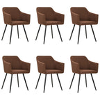323094 Dining Chairs 2 pcs Dark Grey Fabric