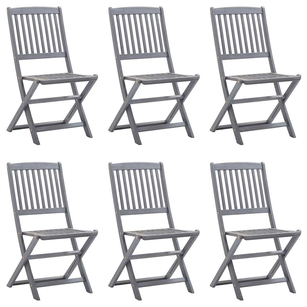 Sillas comedor de jardín 2 uds madera maciza acacia y cojines