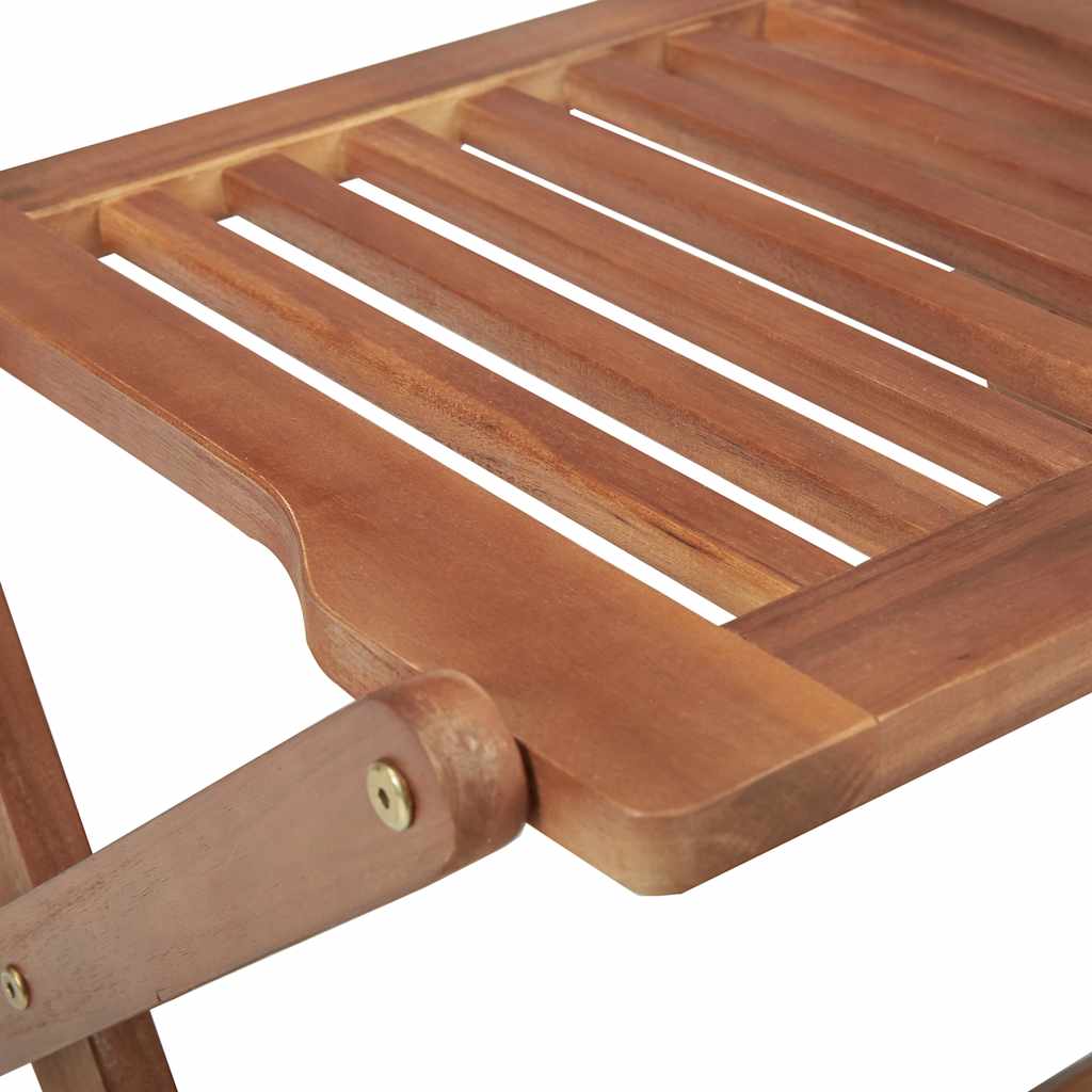 Sillas de jardín plegables 6 uds madera maciza de acacia
