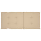 Sillas de jardín 4 uds madera maciza de teca con cojines beige