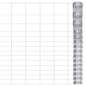 Vedação de jardim de aço galvanizado prateado 50x1,6 m