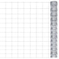 Valla de jardín de acero galvanizado plateado 50x1,25 m