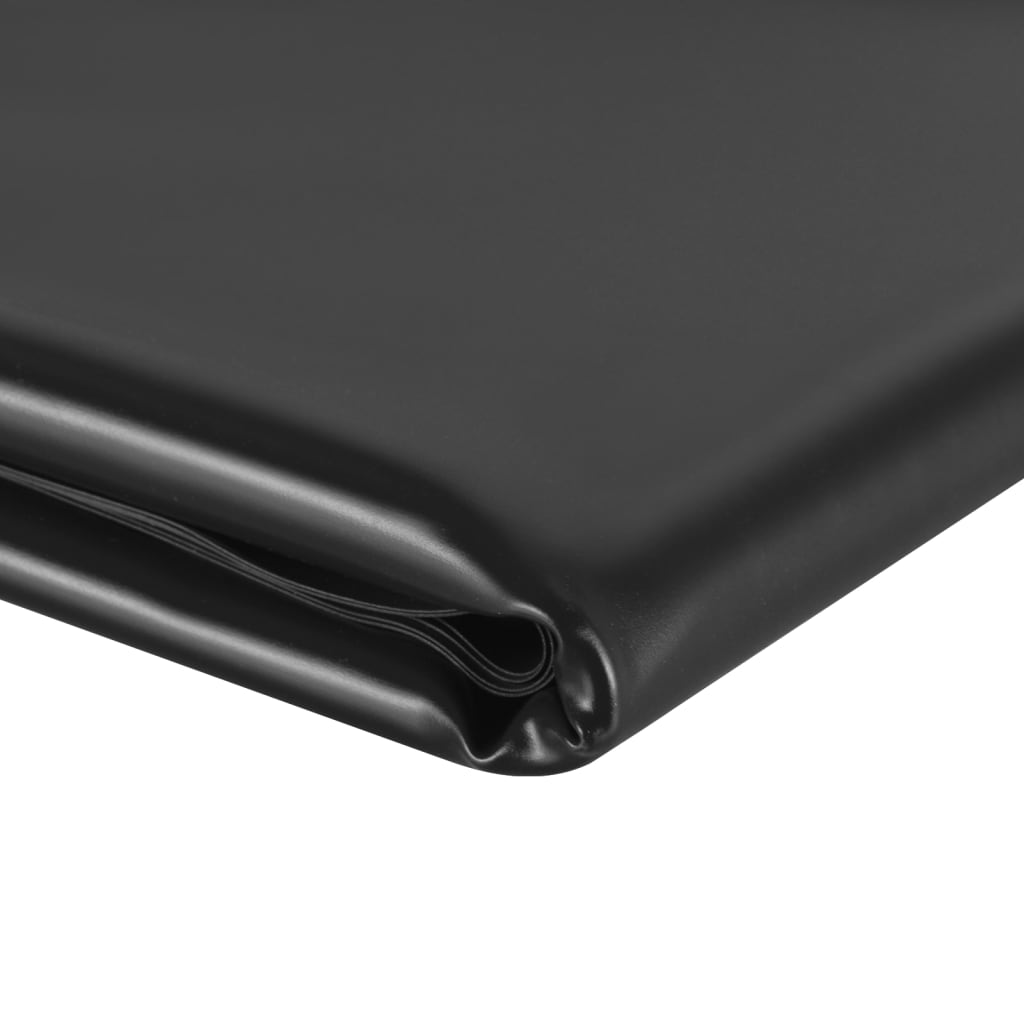 Revestimiento de estanque negro 1x6 m PVC 0.5 mm