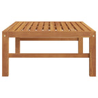Mesa de jardín de madera maciza de teca 63x63x30cm