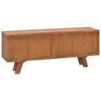 Mueble para la TV madera maciza de teca 110x30x45 cm
