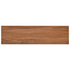 Mueble para la TV madera maciza de teca 110x30x45 cm