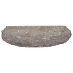 Lavabo gris mármol Ø40x12 cm