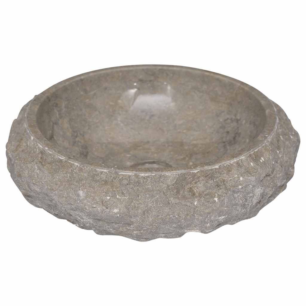 Lavabo gris mármol Ø40x12 cm